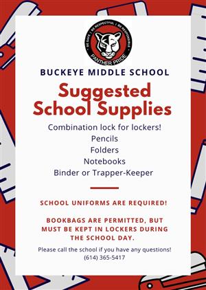 School Supply List